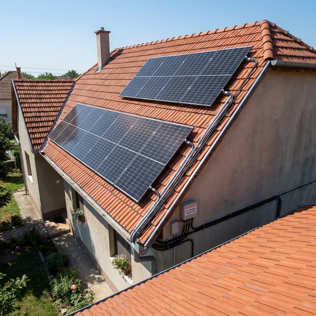 Napelem rendszer telepítési projekt – Zalaegerszeg